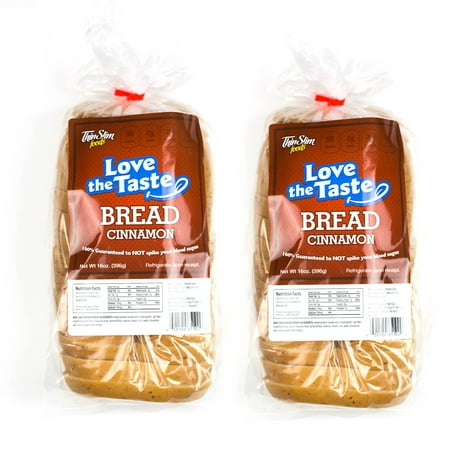 ThinSlim Foods Love-the-Taste Low Carb Bread Cinnamon, (Best Tasting Healthy Bread)