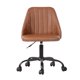 thumbnail image 2 of Silla de Oficina FurnitureR PU BONE OFFICE CHIAR Marrón Altura ajustable 10.5cm, 2 of 5