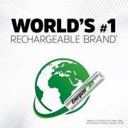 Energizer Recharge Universal Rechargeable D Batteries (2 Pack), D Cell Batteries