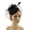 Black, variant on 1920s Flapper Hat Woolen Fascinator Hat For Women Cocktail Party Photoshoots