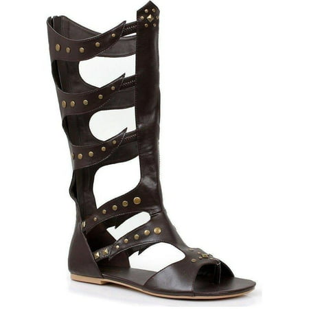 

Ellie Shoes E-031-Warrior Mens Knee-High Flat Sandal M [Mens USA 10/11] / Black