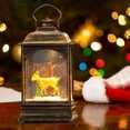 thumbnail image 5 of Uuiauoio Battery Operated LED Christmas Lantern with Swirling Water Effect for Festive Home Decor and Holiday Ambiance, 5 of 7