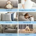 thumbnail image 7 of Bean Bag Filler, Shredded Memory Foam Filling, Soft Pillow Stuffing Bean Bag Refill Foam for Couch, Cushion, Stuffed Animals, Dog Bed, Arts Crafts, 7 of 7