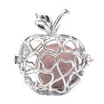 thumbnail image 2 of Prettyia Piedra preciosa natural Jaula ón Colgante Forma linda Regalo Hugo Colgante de jaula de cuentas, 2 of 9