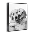 thumbnail image 3 of Stupell Industries Modern Two Hugging Dogs Black Framed Giclee Art, 11 x 14, by Annalisa Latella, 3 of 8