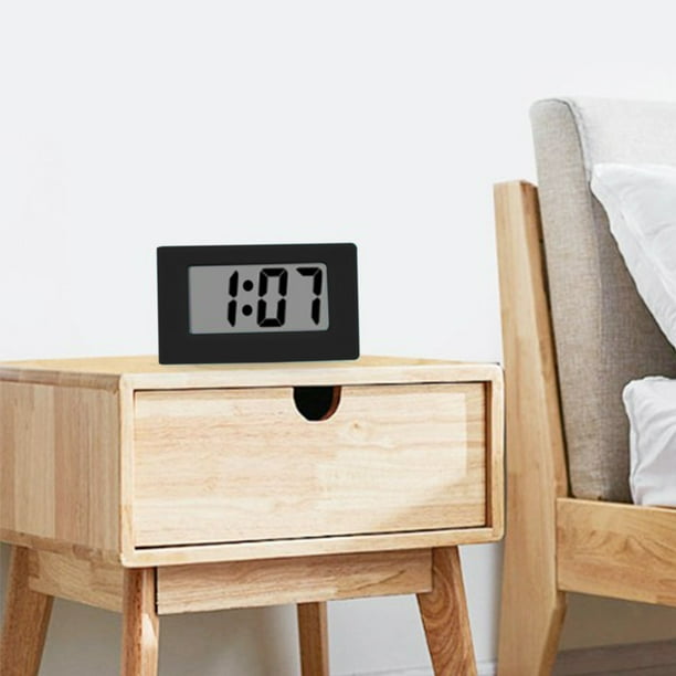 Ganfancp Reloj Despertador Moderno Escritorio Reloj Digital Snooze Reloj Despertador Niños Adulto Decoración Hogar Adecuado para Dormitorio Cabecera Escritorio Rebajas Hoy Liquidación 1X Reloj Desper