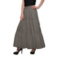 thumbnail image 4 of Moomaya Jupe Évasée avec Taille à Nouer Jupe Longue Imprimée Grande Taille Tenue d'Été, 4 of 6