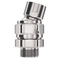 thumbnail image 1 of Adaptador De Bola Giratoria Para Cabezal De Ducha Totalmente De Metal Bola Pivotante Ajustable Cromada Para Ajustar El Ángulo Del Cabezal De Ducha Junta De Conector Universal Se Adapta A Cabezales De, 1 of 1