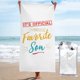 thumbnail image 1 of Es oficial, soy el yerno favorito, toalla de playa, toallas de baño de microfibra, manta de playa suave para desfiles, natación, yoga, mujeres y hombres, 1 of 4