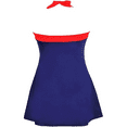 thumbnail image 3 of MVPCLO Women One Piece Swim Dress Sailor Blue Tummy Control Swimdress Skirted Swimsuit Bathing Suit, 3 of 7