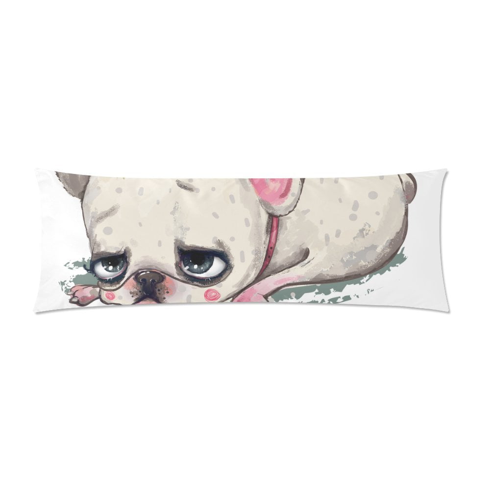 MKHERT Cute Puppy Dog Body Pillow Pillowcase Pillow Protector Cushion