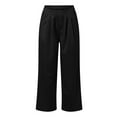 thumbnail image 3 of SIYUDAN Womens Pants Pants For Women Casual BlackAdult Work Pants Women Loose Pants Elastic Waist Pants For Women With Pockets Women Fall Pants, 3 of 4