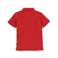 thumbnail image 3 of Nautica Boys' Striped Polo Shirt Color: red Size: 14 - 16, 3 of 3