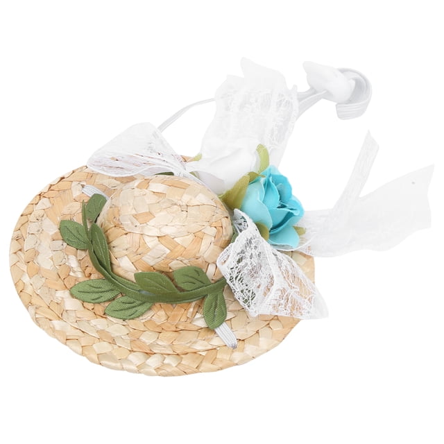 Sombrero para perro, mini sombrero de paja, sombrero mexicano divertido, decoraciones para fiestas, sombrero de hénice para perro, sombrero para gato, gorra el