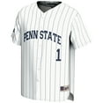 thumbnail image 2 of Men's GameDay Greats #1 White Penn State Nittany Lions Lightweight Baseball Fashion Jersey, 2 of 4