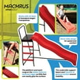 thumbnail image 5 of Trampoline Step N Slide - Kids Outdoor Trampoline Ladder and Wave-Style, 5 of 6