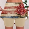 thumbnail image 6 of Warop Women's Yoga Pants with Independence Day Print, High-Waisted Running Shorts for Yoga and Jogging, Lightweight Quick-Dry Activewear for Daily Workout, 6 of 6