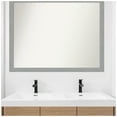 thumbnail image 5 of Amanti Art Custom Wall and Bathroom Mirror (35.5 x 45.5 in.), Brushed Nickel Frame, 5 of 6