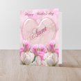 thumbnail image 5 of CafePress - Aunt Mother's Day Card With Pink Roses - Greeting Card, Blank Inside Glossy, 5 of 5