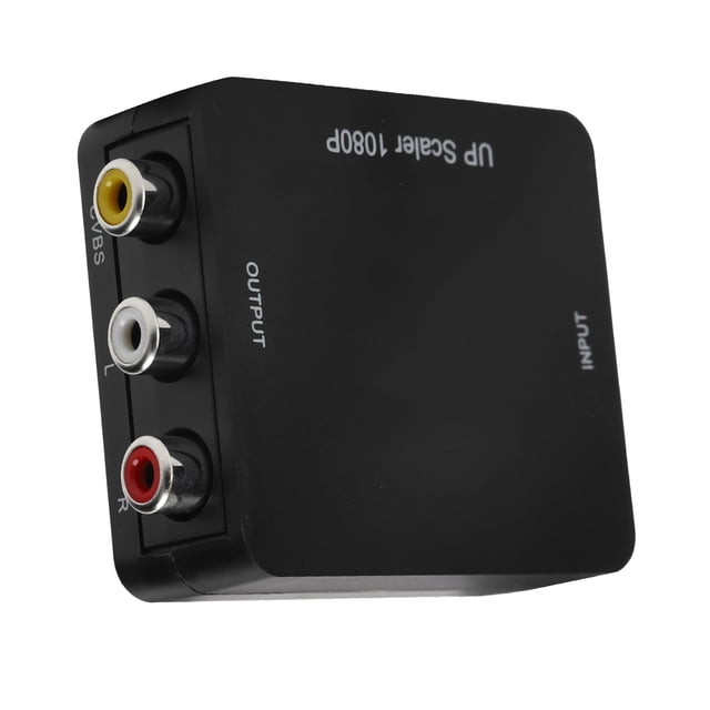 Adaptador De Salida, Convertidor De Vídeo Flexible Portátil, Interfaz Multimedia HD A AV Con Cable De Alimentación USB Para Decodificador