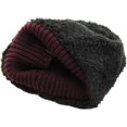 thumbnail image 7 of Waffle Knit Beanie Sherpa Lining Skull Cap Cuffed Ski Winter Hat, 7 of 7