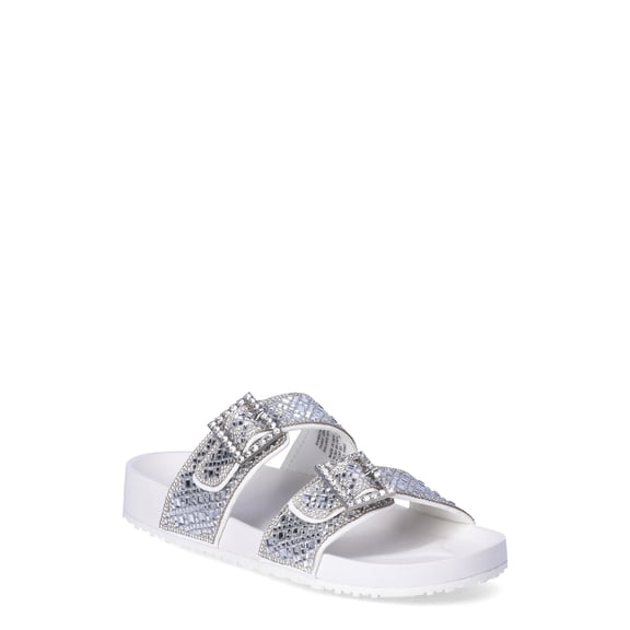 Madden NYC Women's Embellished Footbed Sandals