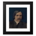 thumbnail image 2 of Félix Bracquemond 12x14 Black Modern Framed Museum Art Print Titled - Portrait of Charles Asselineau (1833-1914), 2 of 5
