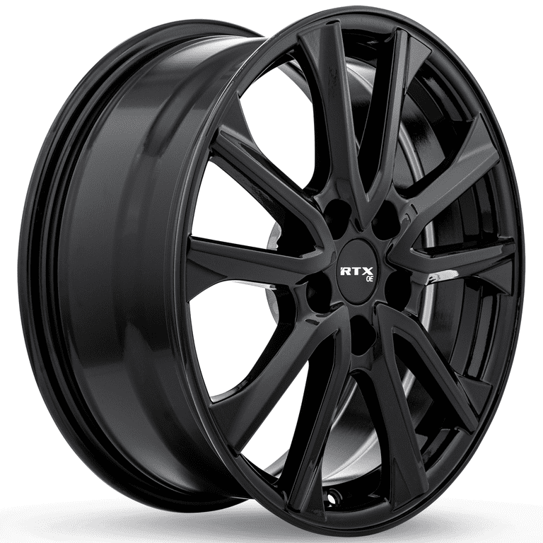 RTX Arai 16x6.5 5x114.3 ET40 CB67.1 Gloss Black Durable Aluminum