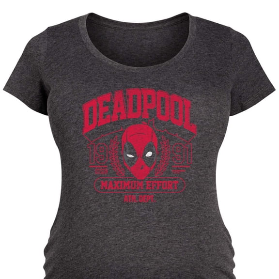 Deadpool - Collegiate - Women's Maternity Scoop Neck Graphic T-Shirt
