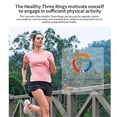 thumbnail image 3 of Smart Health Ring Magnetic Charging IP68 Water Proof 3 Exercise Modes Fitness Tracker Ring with Pedometer for Walking Running Cycling 11, 3 of 4