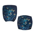 thumbnail image 6 of ZUXONGSY Butterfly Flower Office Chair Cover 2 Pack Split Design for Rotating Desk Chair with Elastic Bottom Spandex Chair Protector Cover Lightweight Gifts for Women Girls, 6 of 7