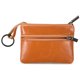 thumbnail image 2 of Guardurnaity Monedero portátil de piel de vaca con cremalleras suaves para tarjetas y monedas. Monedero con cremallera y tarjetero. Carteras Marrón claro, 2 of 6