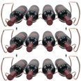 thumbnail image 4 of Metal Detachable Wine Rack - 3 Tier, Copper, 4 of 10