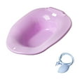 thumbnail image 2 of Baño de asiento ergonómico para uso doméstico para mujeres, resistente, portátil, multiusos para remojo Púrpura, 2 of 8