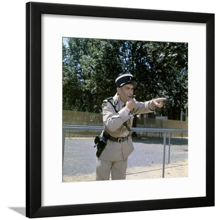 Le Gendarme De Saint-Tropez (photo) Framed Print Wall