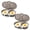 Grey, variant on Microwave 2-Egg Poacher, Non-Stick Microwave Egg Cooker with Lid Handle and Tongs, Quick Egg Maker for Breakfast