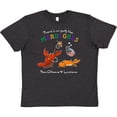 thumbnail image 3 of Inktastic There's No Party Like Mardi Gras With Partying Seafood Youth T-Shirt, 3 of 5