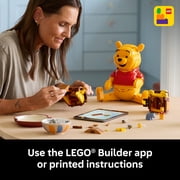 LEGO Disney Winnie the Pooh Building Set - Home, Office, or Book Shelf Decor for Adult Fans, Ages 18+ W/ Eeyore Figure - Collectible Disney Gift - 43300