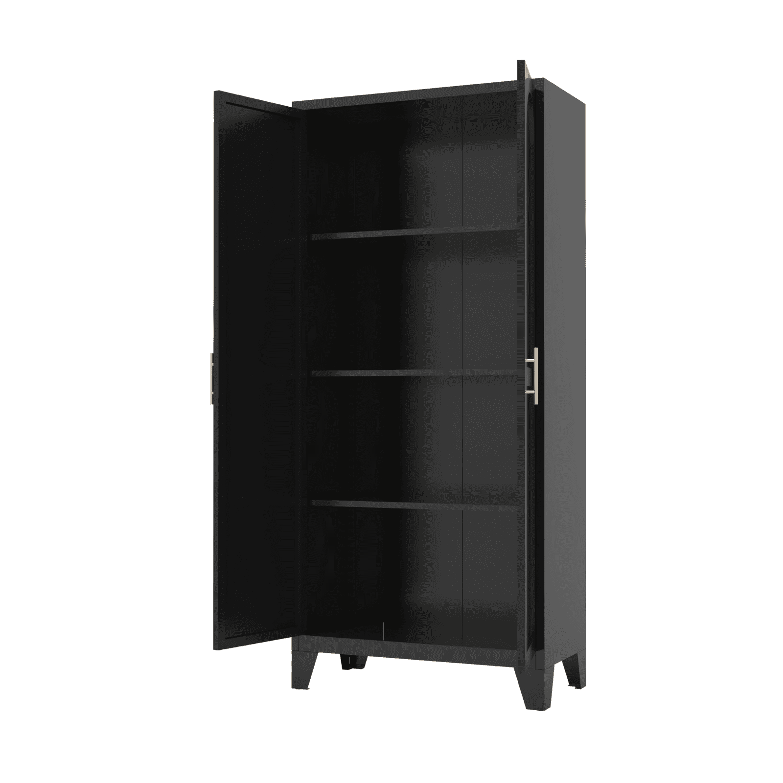 Homy Casa 60" Tall File Cabinet, Modern Storage Cabinet for Home Office or Study Room, Black