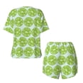 thumbnail image 5 of Xecao Green Lemon Slices print Swimsuit for women, Summer-ready, sporty style.Quick-dry fabric. Many sizes & colors., 5 of 9