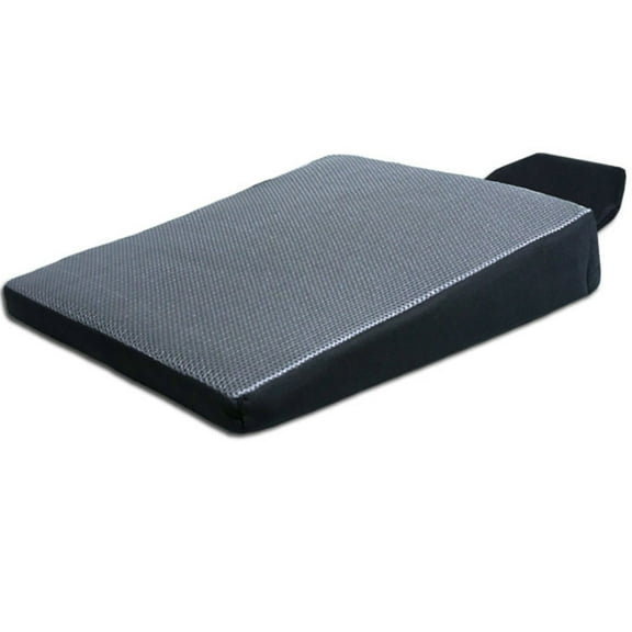 New Yupbizauto 15" X 15" Breathable Comfortable Orthopedic Ergonomic Wedge Auto Car Truck Seat Cushion Grey Color Mesh Fabric