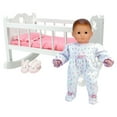 thumbnail image 2 of Sophia's High-End Baby Doll Rocking Cradle for 15" Dolls, White, 2 of 6