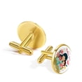 thumbnail image 3 of Mother's Day Men's Stainless Steel Cufflink Set for Dress Shirts - for Formal Events, 3 of 6