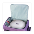 thumbnail image 4 of Portable Nail Polish Storage Bag Handbag with Shoulder Strap, Purple, 4 of 7