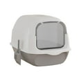 thumbnail image 2 of Xuanheng Enclosed Cat Litter Tray High Capacity for Small Animals Rabbit Potty Toilet Gray, 2 of 8
