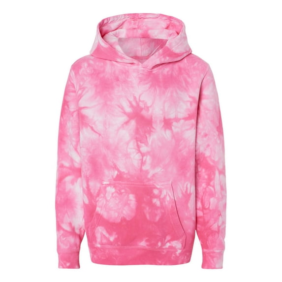 Independent Trading Co. Youth Midweight Tie-Dye Hooded Pullover