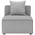 thumbnail image 6 of Sofa Middle Chair, Fabric, Grey Gray, Modern Contemporary Urban Design, Outdoor Patio Balcony Cafe Bistro Garden Furniture Hotel Hospitality, 6 of 7