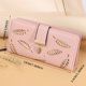 thumbnail image 5 of Bolso De Mano Largo Para Mujer Bolso De Mano Largo Para Mujer Con Cremallera Y Hebilla Bolso Para Monedas Y Tarjetas, 5 of 8