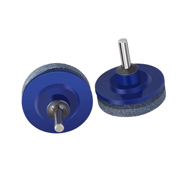 Scienceny Afilador de cuchillos, cortacésped eléctrico, piedra para afilar cuchillos, cabezal de molienda resistente al desgaste, lijadora de Accesorios para motos