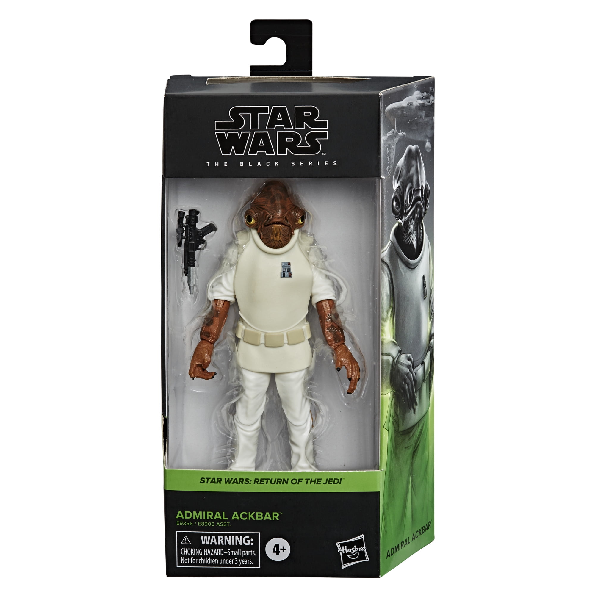 STAR WARS BLACK SERIES ADMIRAL ACKBAR WALMART 3 3//4/" EXCLUSIVE